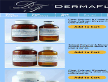 Tablet Screenshot of dermafluidics.com